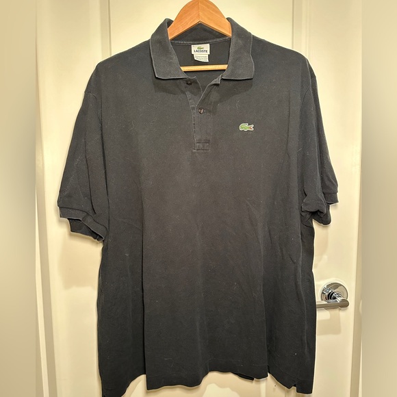 LACOSTE - Classic Black Polo, Men’s Size 3XL - Picture 2 of 9